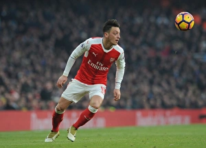 Arsenal V Burnley 2016-17 Prints: Mesut Ozil in Action: Arsenal vs Burnley, Premier League 2016-17
