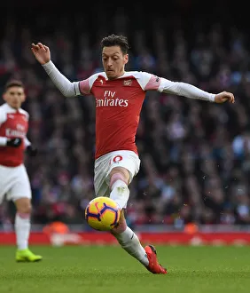 Arsenal V Burnley 2018-19 Prints: Mesut Ozil in Action: Arsenal vs Burnley, Premier League 2018-19