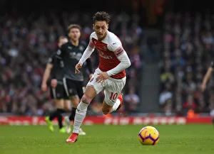 Arsenal V Burnley 2018-19 Prints: Mesut Ozil in Action: Arsenal vs Burnley, Premier League 2018-19