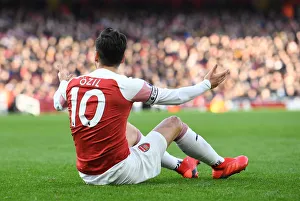 Arsenal V Burnley 2018-19 Prints: Mesut Ozil in Action: Arsenal vs Burnley, Premier League 2018-19