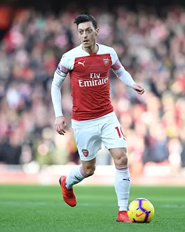 Arsenal V Burnley 2018-19 Prints: Mesut Ozil in Action: Arsenal vs Burnley, Premier League 2018-19