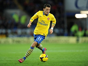 Cardiff City V Arsenal 2013-14 Prints: Mesut Ozil in Action: Arsenal vs. Cardiff City, Premier League 2013-14