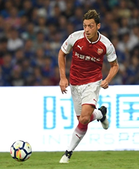 Arsenal V Chelsea - Pre Season 2017-18 Prints: Mesut Ozil in Action: Arsenal vs. Chelsea, Beijing 2017 - Pre-Season Clash