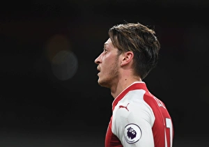 Arsenal V Chelsea 2017-18 Prints: Mesut Ozil in Action: Arsenal vs. Chelsea, Premier League 2017-18
