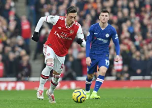 Mesut Ozil in Action: Arsenal vs Chelsea, Premier League 2019-2020, Emirates Stadium
