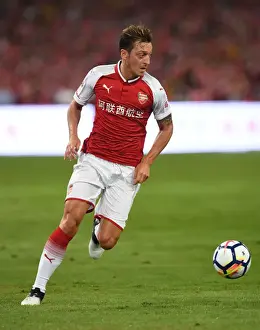 Mesut Ozil in Action: Arsenal vs. Chelsea Pre-Season Clash, Beijing 2017