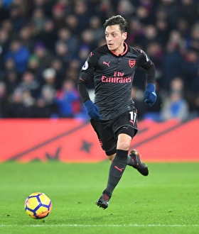 Crystal Palace V Arsenal 2017-18 Prints: Mesut Ozil in Action: Arsenal vs Crystal Palace, Premier League 2017-18