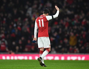 Arsenal V Crystal Palace 2017-18 Prints: Mesut Ozil in Action: Arsenal vs Crystal Palace, Premier League 2017-18