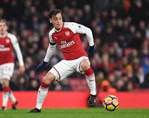 Arsenal V Crystal Palace 2017-18 Prints: Mesut Ozil in Action: Arsenal vs Crystal Palace, Premier League 2017-18