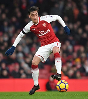 Arsenal V Crystal Palace 2017-18 Prints: Mesut Ozil in Action: Arsenal vs Crystal Palace, Premier League 2017-18