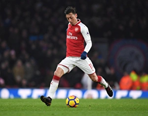 Arsenal V Crystal Palace 2017-18 Prints: Mesut Ozil in Action: Arsenal vs Crystal Palace, Premier League 2017-18