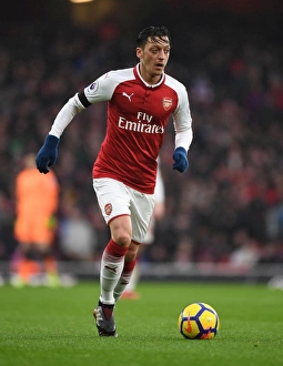 Arsenal V Crystal Palace 2017-18 Prints: Mesut Ozil in Action: Arsenal vs Crystal Palace, Premier League 2017-18