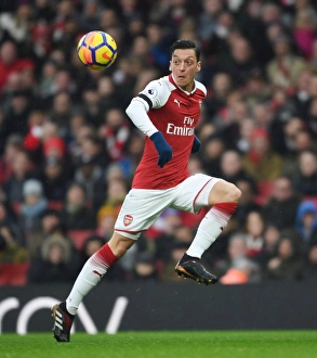 Arsenal V Crystal Palace 2017-18 Prints: Mesut Ozil in Action: Arsenal vs Crystal Palace, Premier League 2017-18