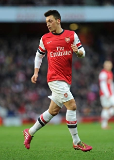 Arsenal V Crystal Palace 2013-14 Prints: Mesut Ozil in Action: Arsenal vs Crystal Palace, Premier League 2013-14
