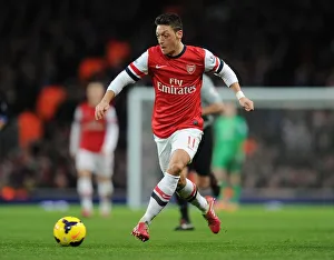 Arsenal V Crystal Palace 2013-14 Prints: Mesut Ozil in Action: Arsenal vs Crystal Palace, Premier League 2013-14