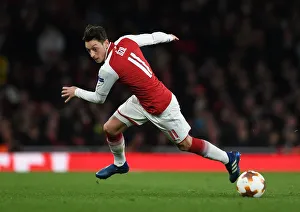 Arsenal V CSKA Moscow 2017-18 Prints: Mesut Ozil in Action: Arsenal vs CSKA Moscow, UEFA Europa League Quarterfinals