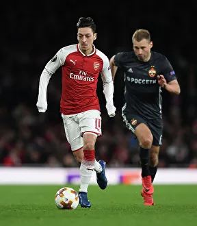 Mesut Ozil in Action: Arsenal vs CSKA Moscow, UEFA Europa League Quarterfinal