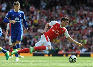 Mesut Ozil in Action: Arsenal vs Everton, Premier League 2016-17
