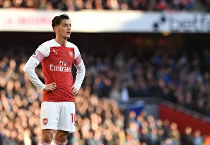 Arsenal V Everton 2018-19 Prints: Mesut Ozil in Action: Arsenal vs Everton, Premier League 2018-19