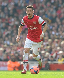 Mesut Ozil in Action: Arsenal vs. Everton, FA Cup Quarter-Final, 2014