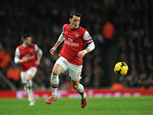 Arsenal V Hull City 2013-14 Prints: Mesut Ozil in Action: Arsenal vs Hull City, Premier League 2013-14
