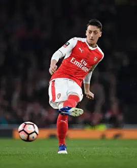 Arsenal V Lincoln City 2016-17 Prints: Mesut Ozil in Action: Arsenal vs. Lincoln City - Emirates FA Cup Quarter-Final