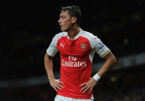 Arsenal V Liverpool 2015/16 Prints: Mesut Ozil in Action: Arsenal vs Liverpool, Premier League 2015/16