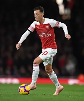 Arsenal V Liverpool 2018-19 Prints: Mesut Ozil in Action: Arsenal vs. Liverpool, Premier League 2018-19