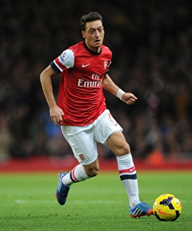 Mesut Ozil in Action: Arsenal vs. Liverpool, Premier League 2013-14