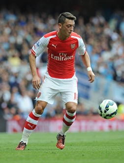 Arsenal V Manchester City 2014-15 Prints: Mesut Ozil in Action: Arsenal vs Manchester City, Premier League 2014-15