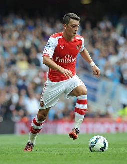 Arsenal V Manchester City 2014-15 Prints: Mesut Ozil in Action: Arsenal vs Manchester City, Premier League 2014-15