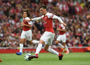Arsenal V Manchester City 2018-19 Prints: Mesut Ozil in Action: Arsenal vs Manchester City, Premier League 2018-19