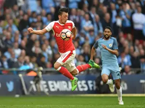 Mesut Ozil in Action: Arsenal vs Manchester City - FA Cup Semi-Final, 2017