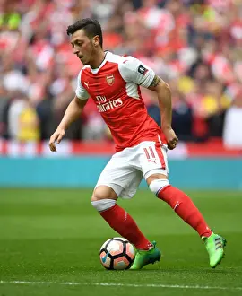 Arsenal V Manchester City - FA Cup 1/2 Final 2017 Prints: Mesut Ozil in Action: Arsenal vs Manchester City - FA Cup Semi-Final, 2017