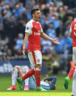 Mesut Ozil in Action: Arsenal vs Manchester City - FA Cup Semi-Final, 2017