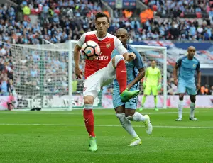Mesut Ozil in Action: Arsenal vs Manchester City - FA Cup Semi-Final