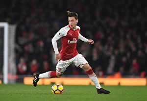 Arsenal V Manchester United 2017-18 Prints: Mesut Ozil in Action: Arsenal vs Manchester United, Premier League 2017-18