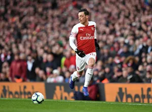 Arsenal V Manchester United 2018-19 Prints: Mesut Ozil in Action: Arsenal vs Manchester United, Premier League 2018-19