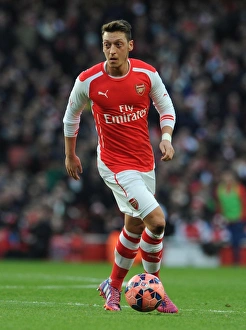 Arsenal V Middlesbrough - FA Cup 2014-15 Prints: Mesut Ozil in Action: Arsenal vs. Middlesbrough, FA Cup 2014-15