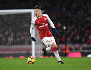 Arsenal V Newcastle United 2017-18 Prints: Mesut Ozil in Action: Arsenal vs Newcastle United, Premier League 2017-18