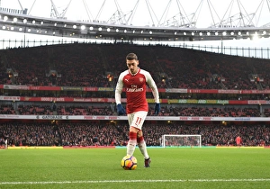 Mesut Ozil in Action: Arsenal vs Newcastle United, Premier League 2017-18