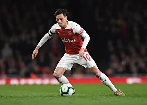 Arsenal V Newcastle United 2018-19 Prints: Mesut Ozil in Action: Arsenal vs. Newcastle United, Premier League 2018-19