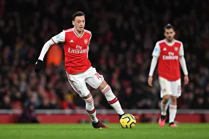 Arsenal V Newcastle United 2019-20 Prints: Mesut Ozil in Action: Arsenal vs. Newcastle United, Premier League 2019-2020