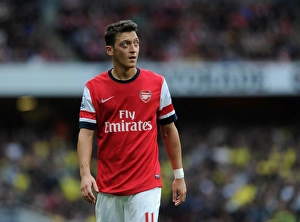 Arsenal V Norwich City 2013-14 Prints: Mesut Ozil in Action: Arsenal vs Norwich City, Premier League 2013-14