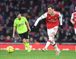 Arsenal V Sheffield United 2019-20 Prints: Mesut Ozil in Action: Arsenal vs Sheffield United, Premier League 2019-20