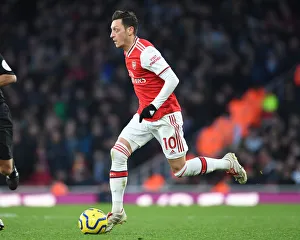 Arsenal V Sheffield United 2019-20 Prints: Mesut Ozil in Action: Arsenal vs. Sheffield United, Premier League 2019-20
