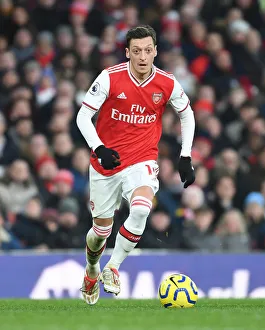 Arsenal V Sheffield United 2019-20 Prints: Mesut Ozil in Action: Arsenal vs Sheffield United, Premier League 2019-20