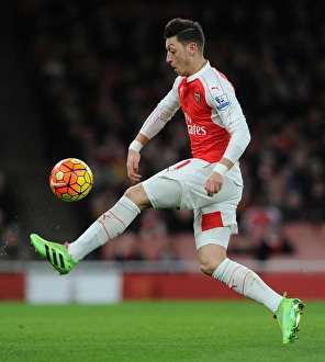 Arsenal V Southampton 2015-16 Prints: Mesut Ozil in Action: Arsenal vs Southampton, Premier League 2015-16