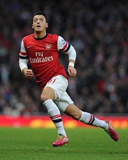 Arsenal V Southampton 2013-14 Prints: Mesut Ozil in Action: Arsenal vs Southampton, Premier League 2013-14