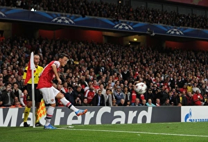 Arsenal V Napoli 2013-14 Prints: Mesut Ozil in Action: Arsenal vs SSC Napoli (2013-14)